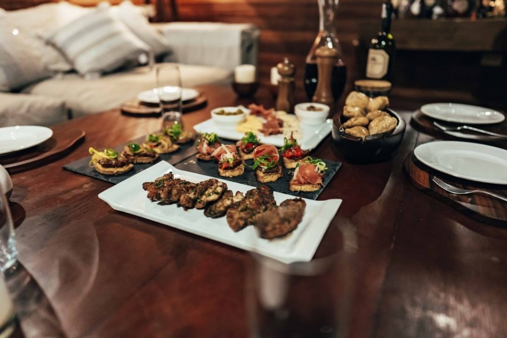International cuisine paired with stellar Argentinean, Chilean and Bolivian wines to enjoy after Golden Dorado fly-fishing