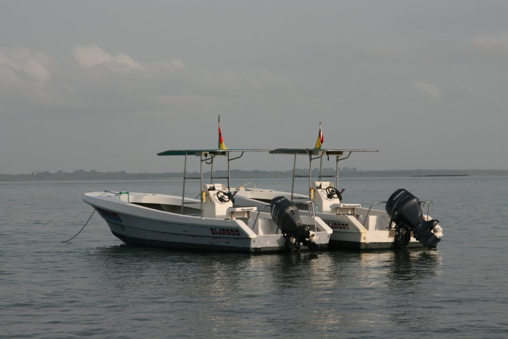 Guinnea-Bissau Bijagos Island fishing boats