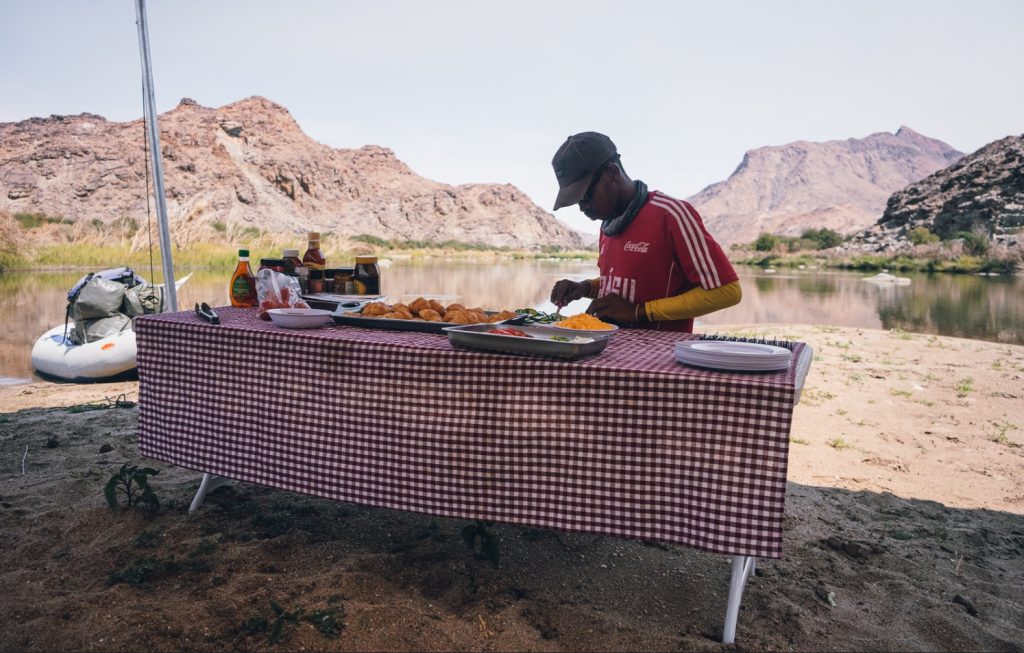 Red Rock River Camp is the base camp, where your multi night wilderness drift will begin.