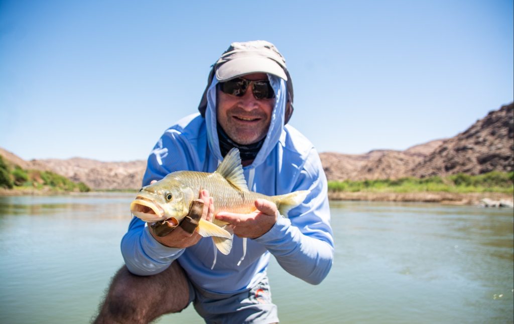 Smallmouth yellowfish Orange river. fly fish largemouth yellowfish