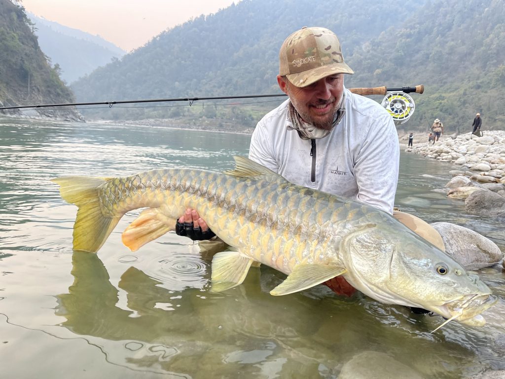 India Himalayan Mahseer Adventure - Mahseer caught on the Saryu River
