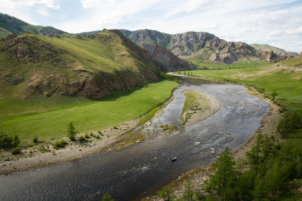Mongolia - Classic Canyon Adventure - River Scene
