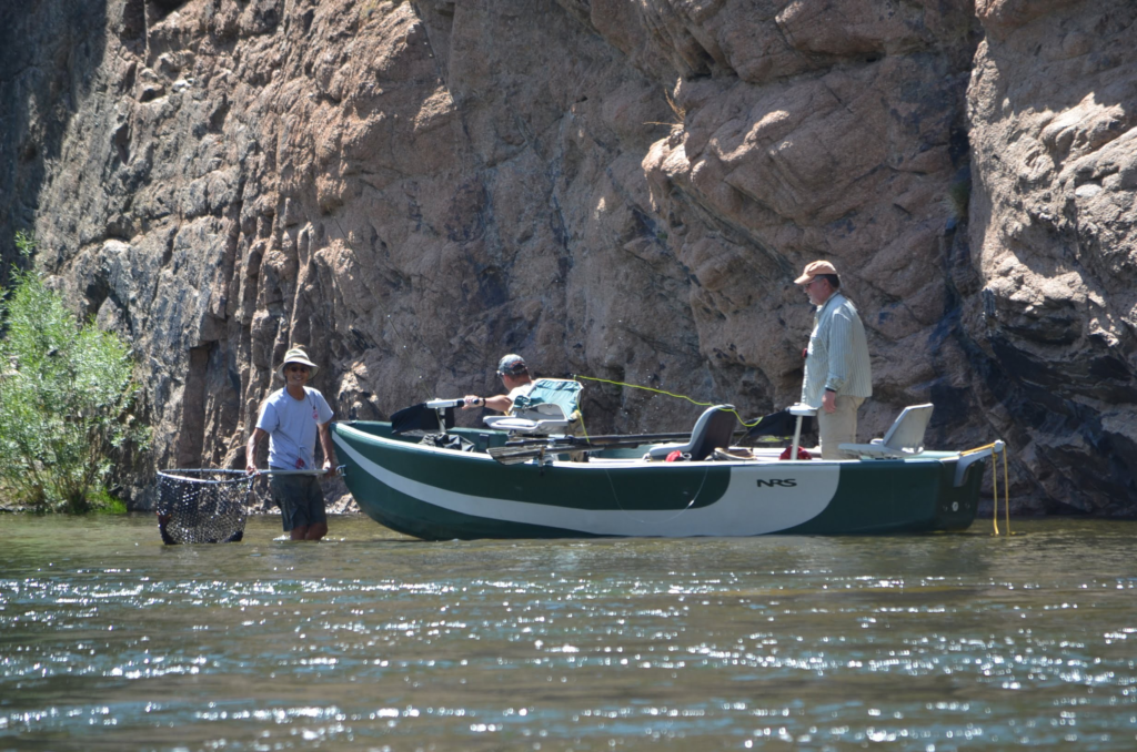 Mongolia - Classic Canyon Adventure - Fly fishing on the dift