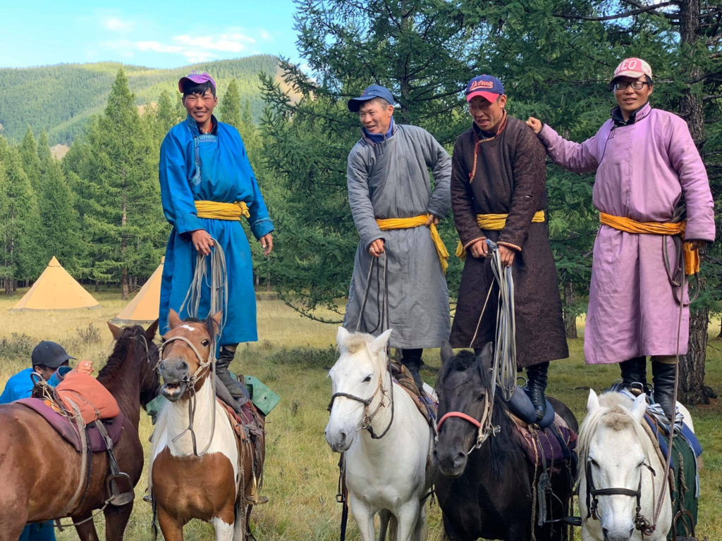 Mongolia Headwaters Expedition - Horse acrobatics